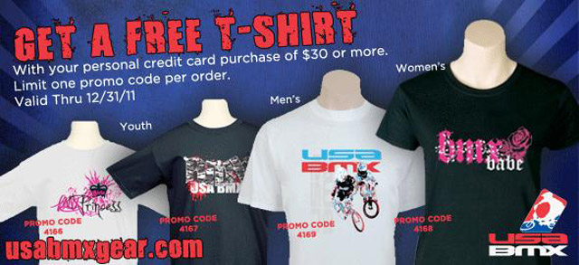 USA BMX T-shirts