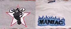 Wildman And Maniac T-shirts from spred clothing