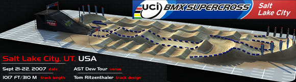 UCI Supercross BMX track Salt Lake, UT