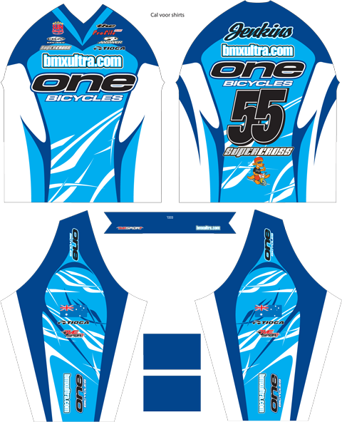 2010 bmxultra.com/one bicycles team jersey
