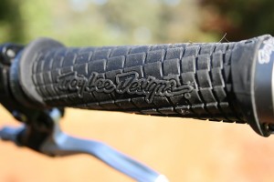 ODI Troy Lee Design Lock-On Bicycle Grips - 143mm Flangeless, Teal, For 7/8" Bars, USA Made