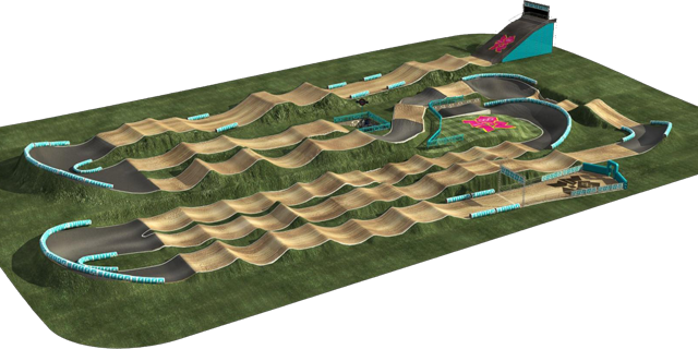 2012 London Olympics BMX Track - click for a closer look