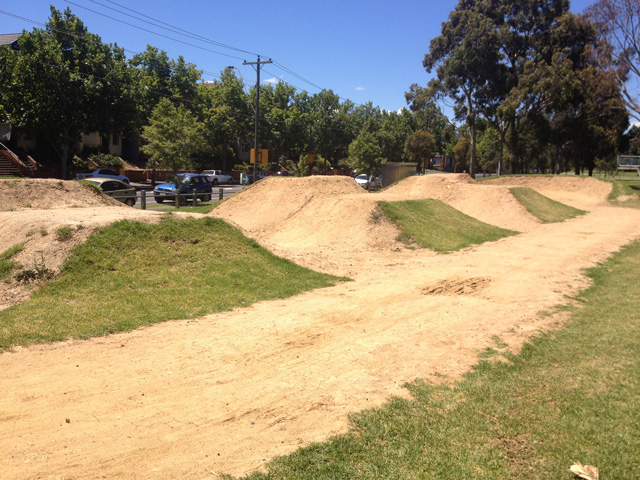 Kensington pump track dirt jumps bmxultra