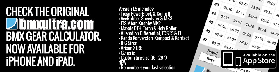 bmxultra.com BMX Gear Calculator iPhone & iPhone app