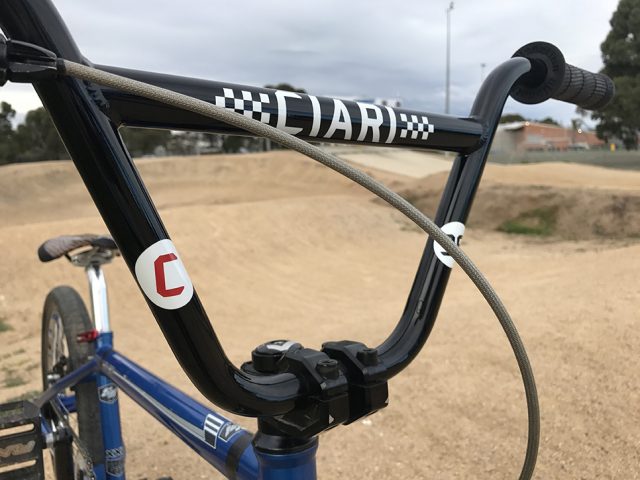 Bmx handlebars on a mountain online bike