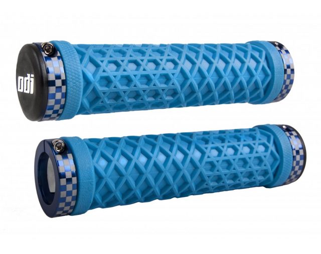 teal bmx grips