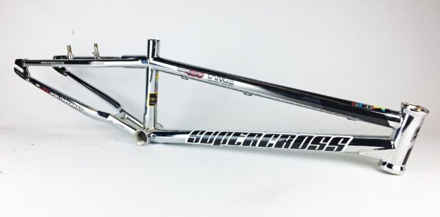 chrome bmx frame