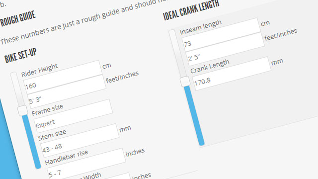 Bmx frame size outlet chart