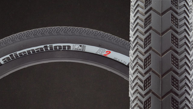 Alienation tubeless outlet bmx tires