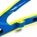 Supercross BMX Vision F1 yellow disc brake mount