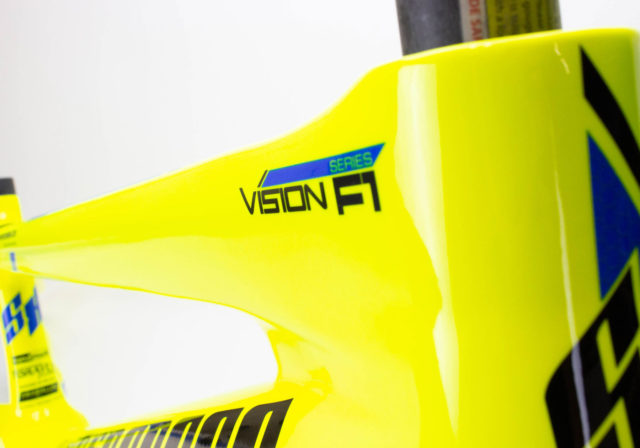 Supercross BMX Vision F1 yellow steerer tube