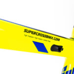 Supercross BMX Vision F1 yellow seat mast