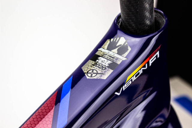 Supercross BMX Vision F1 purple head tube