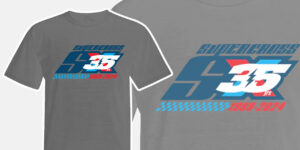 superM ロゴ Tシャツ　スパエム Product Spotlight: Supercross BMX 35 Year Anniversary Logo T-Shirt